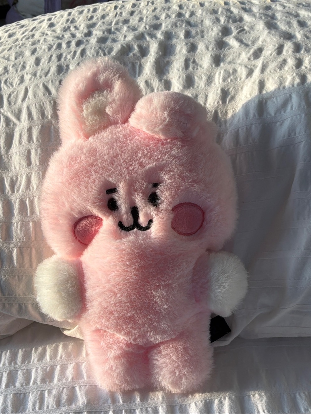 Cute Pink Plush Bunny Toy for Women - Soft Comfort
